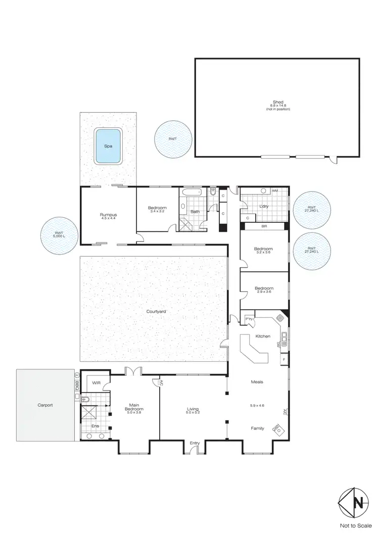 Floorplan of Homely house listing, 47 Bronzewing Road, Lal Lal VIC 3352