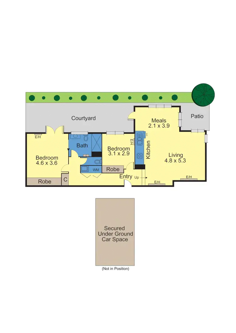 Floorplan of Homely apartment listing, 2/507 Dandenong Road, Armadale VIC 3143