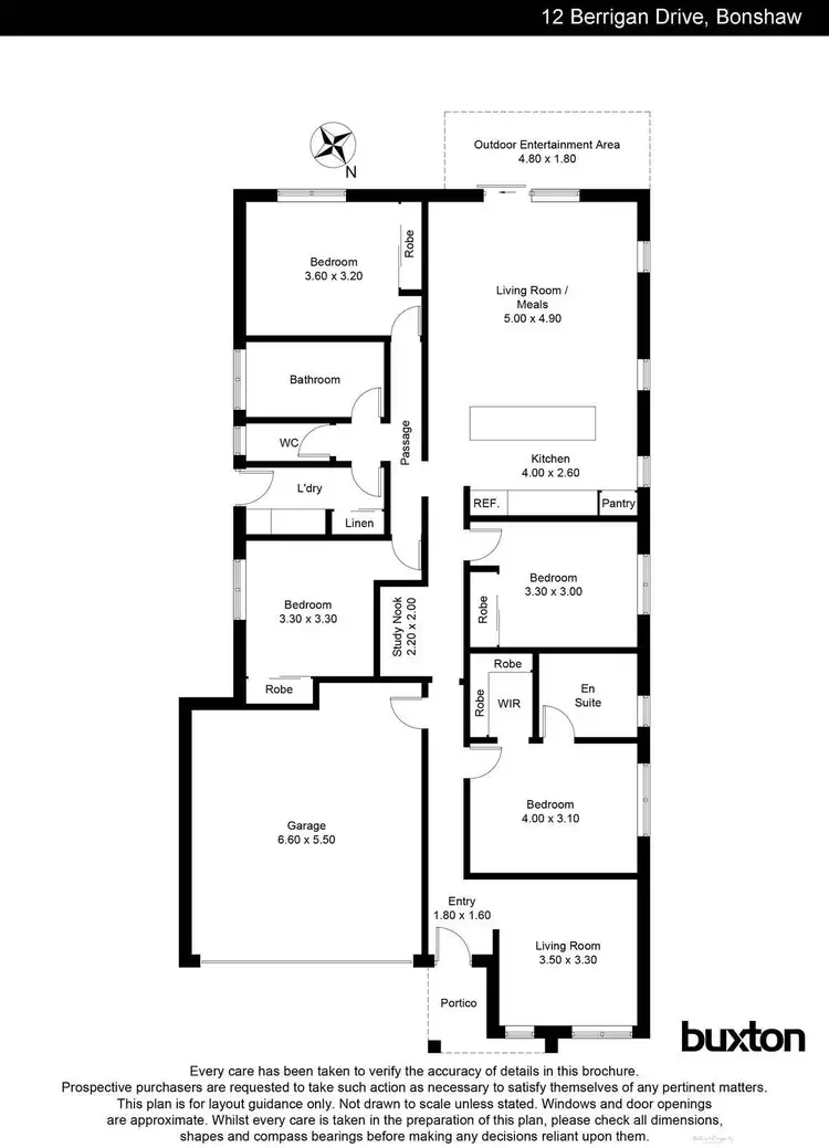 Floorplan of Homely house listing, 12 Berrigan Drive, Bonshaw VIC 3352