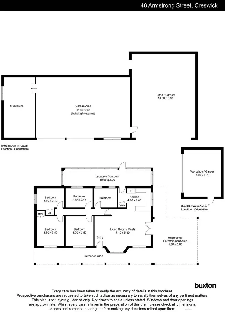 Floorplan of Homely house listing, 46 Armstrong Street, Creswick North VIC 3363
