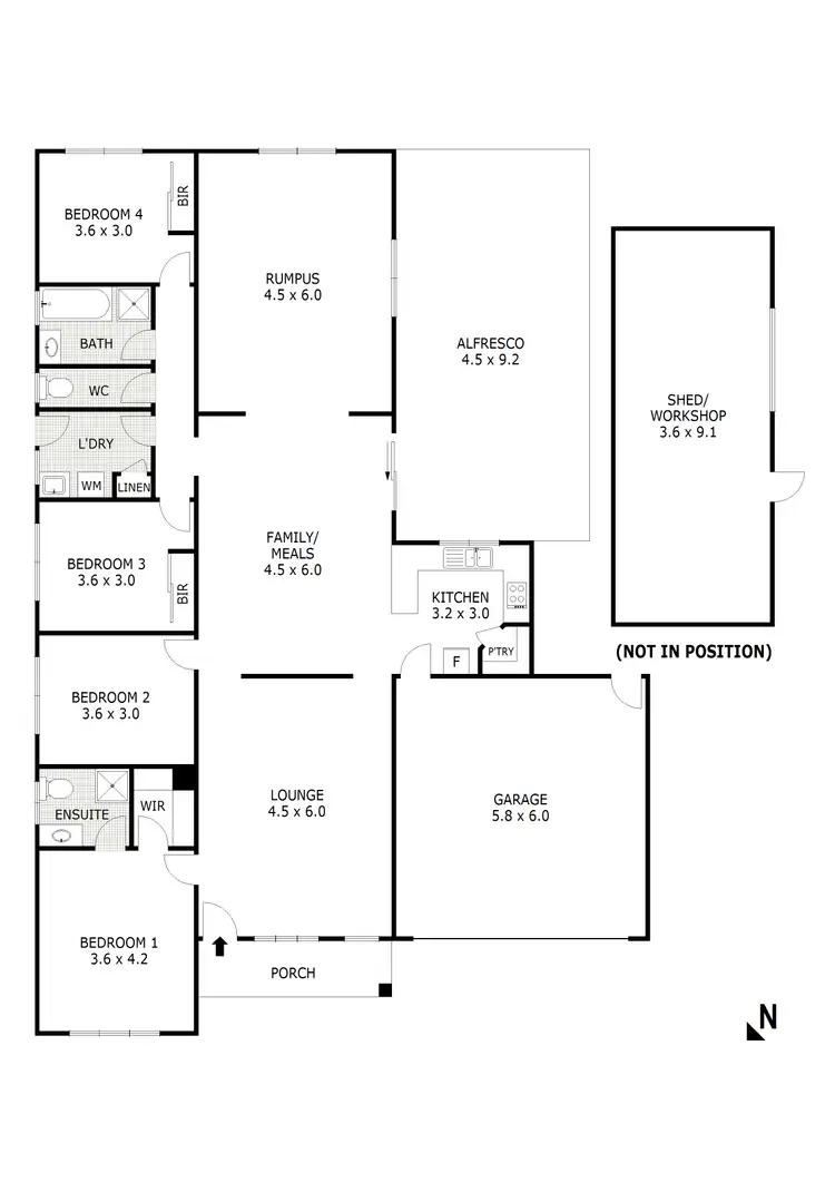 Floorplan of Homely house listing, 3 Dakota Avenue, Wallan VIC 3756