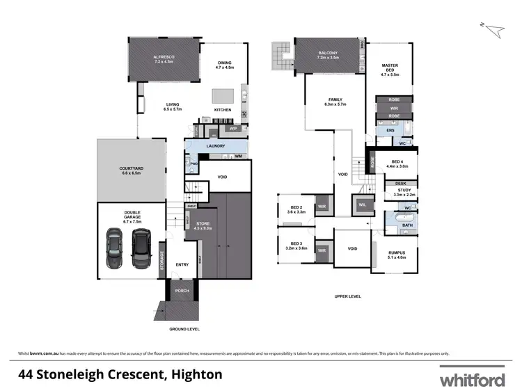 Floorplan of Homely house listing, 44 Stoneleigh Crescent, Highton VIC 3216