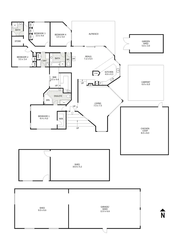 Floorplan of Homely house listing, 24 Darraweit Road, Wallan VIC 3756