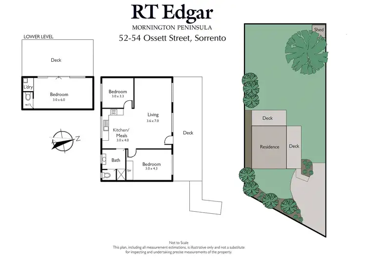 Floorplan of Homely house listing, 52-54 Ossett Street, Sorrento VIC 3943