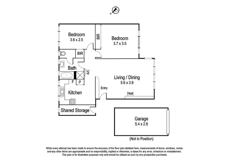 Floorplan of Homely apartment listing, 7/105 Locksley Road, Ivanhoe VIC 3079