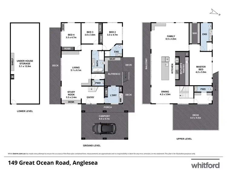 Floorplan of Homely house listing, 149 Great Ocean Road, Anglesea VIC 3230
