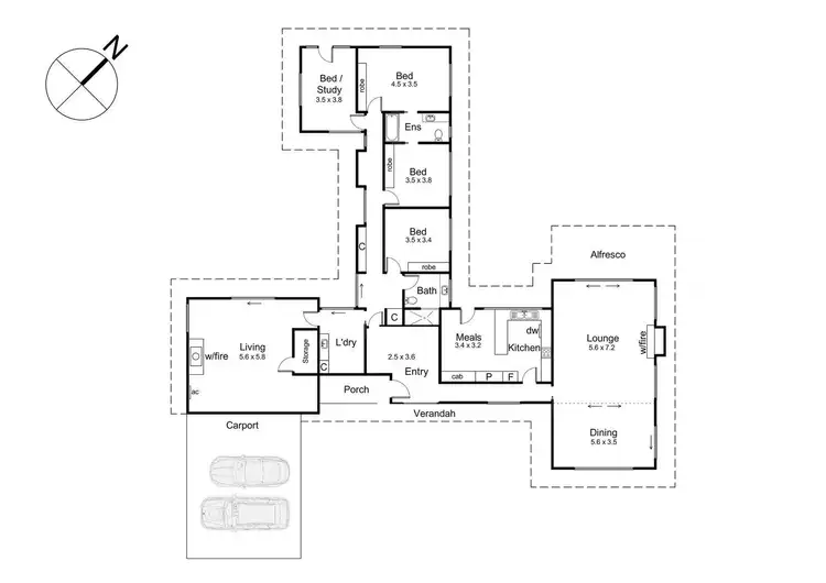 Floorplan of Homely house listing, 16 Blake Court, Mount Eliza VIC 3930