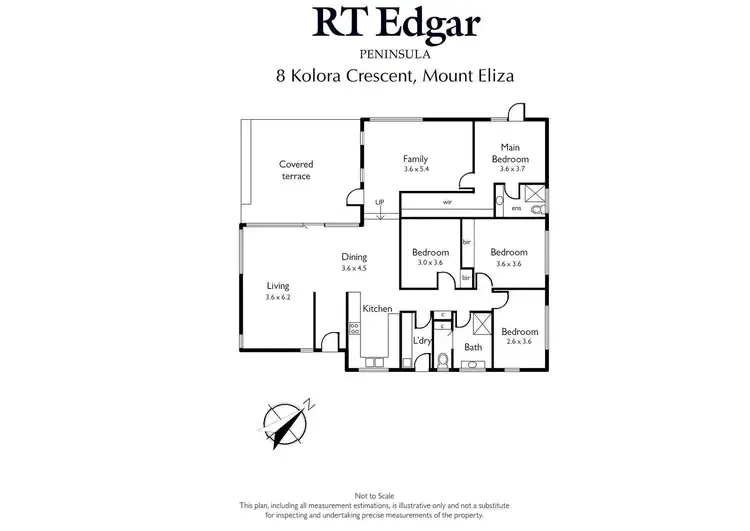 Floorplan of Homely house listing, 8 Kolora Crescent, Mount Eliza VIC 3930