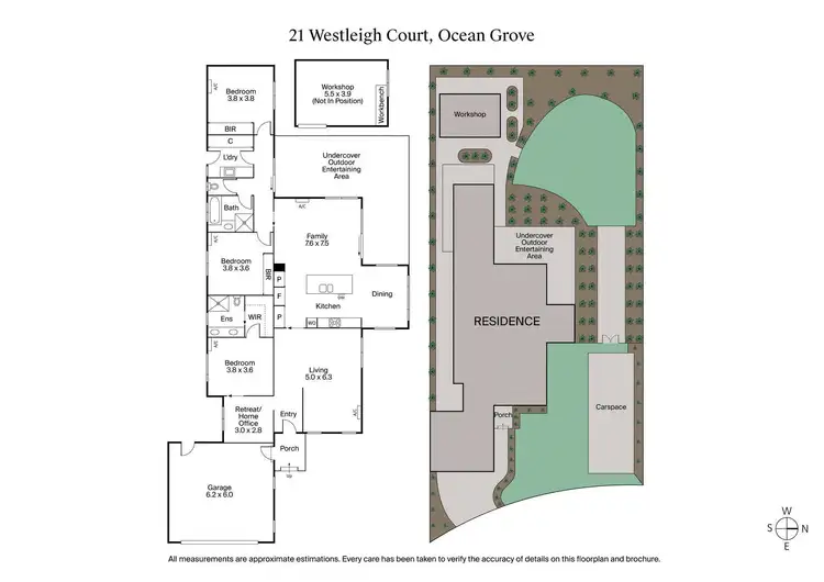 Floorplan of Homely house listing, 21 Westleigh Court, Ocean Grove VIC 3226