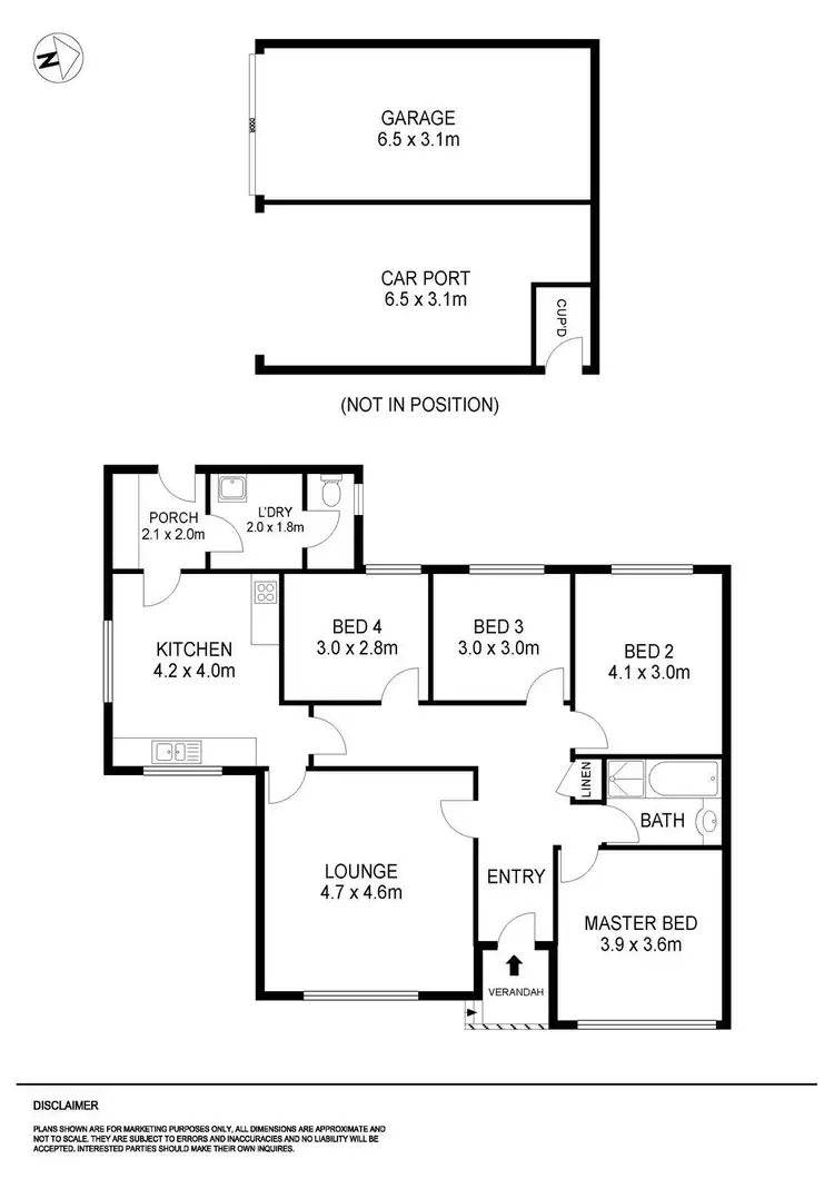 Floorplan of Homely house listing, 20 Rowlands Street, Sebastopol VIC 3356