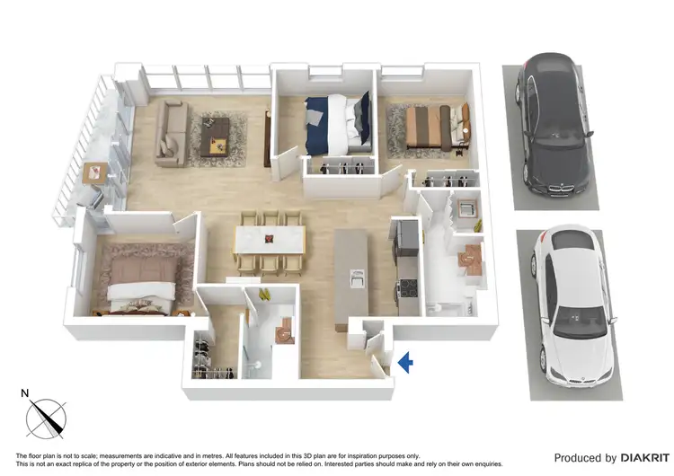 Floorplan of Homely apartment listing, 142/99 Whiteman Street, Southbank VIC 3006
