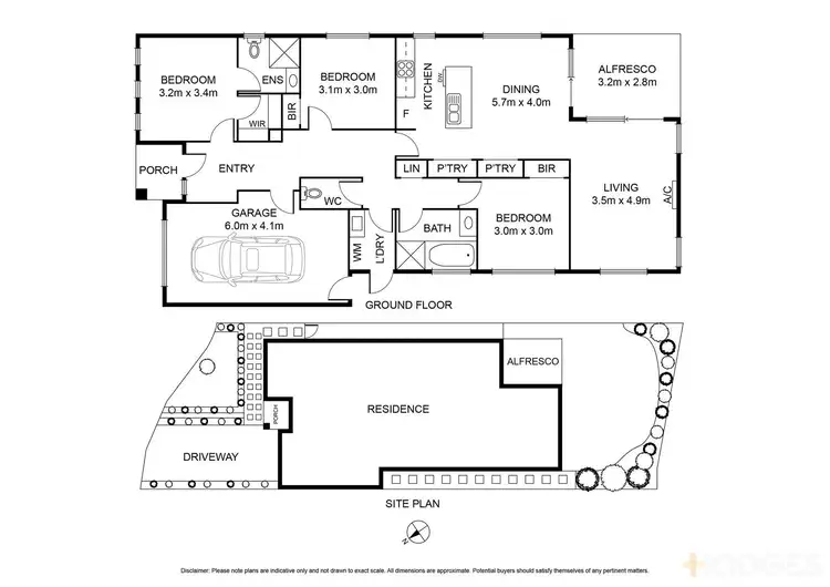 Floorplan of Homely house listing, 11 Maskell Court, Fyansford VIC 3218