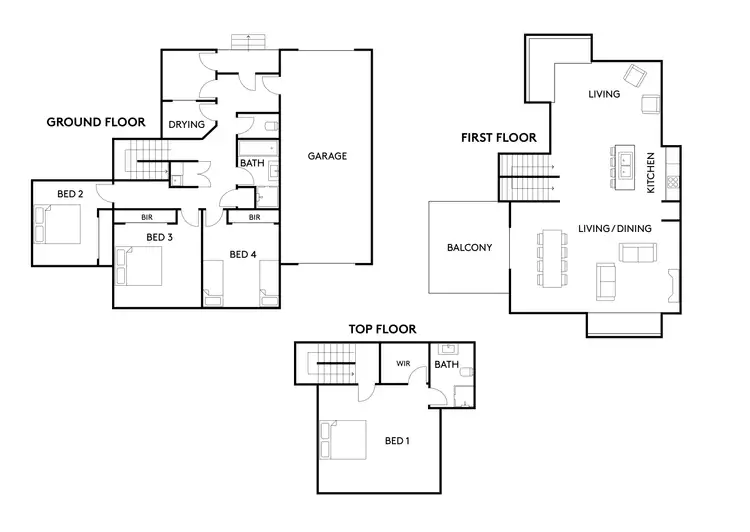 Floorplan of Homely house listing, 10 Squatters Lane "Timberline", Dinner Plain VIC 3898