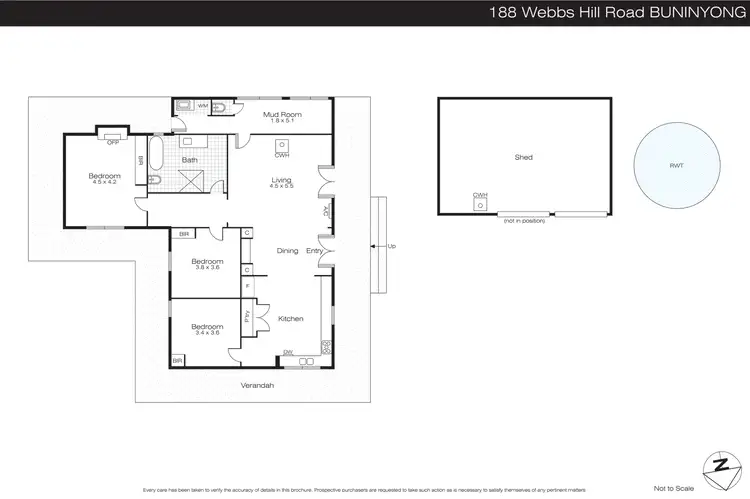 Floorplan of Homely house listing, 188 Webbs Hill Road, Buninyong VIC 3357