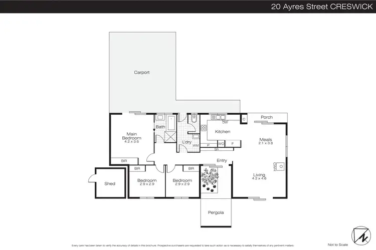 Floorplan of Homely house listing, 20 Ayres Street, Creswick VIC 3363