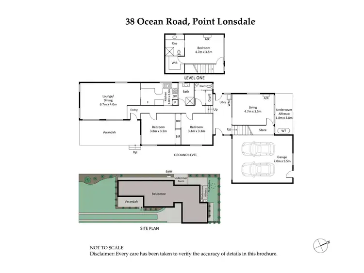 Floorplan of Homely house listing, 38 Ocean Road, Point Lonsdale VIC 3225