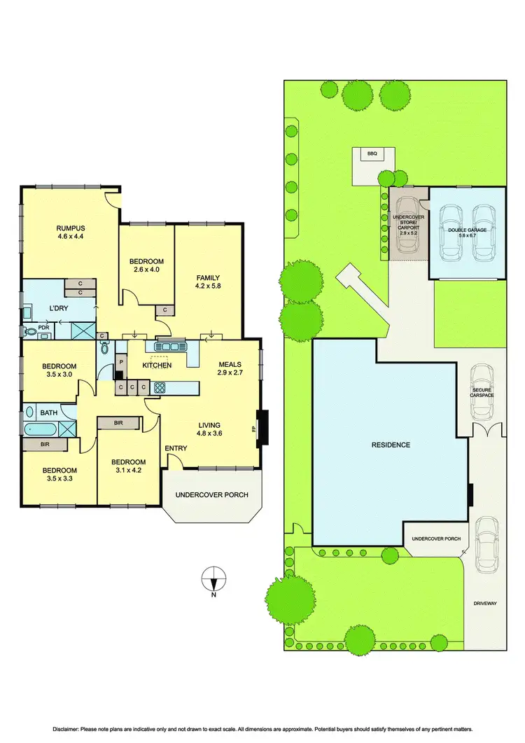 Floorplan of Homely house listing, 42 Studley Street, Mulgrave VIC 3170