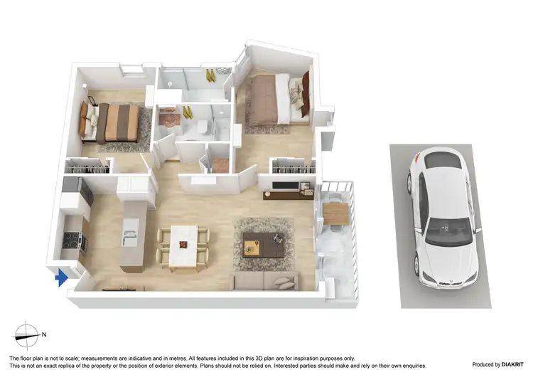 Floorplan of Homely apartment listing, 911/1 Bouverie Street, Carlton VIC 3053