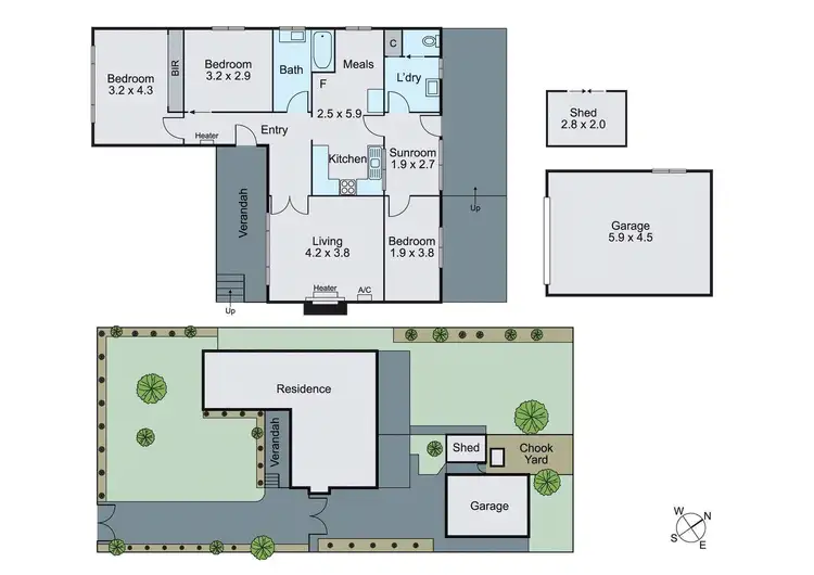 Floorplan of Homely house listing, 65 Garnett Street, Huntingdale VIC 3166