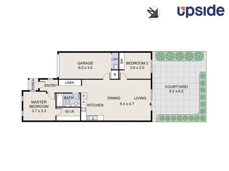 Floorplan of Homely townhouse listing, 22/85 Macfarlane Burnet Avenue, Macgregor ACT 2615