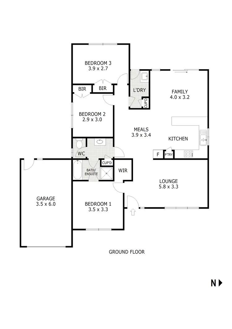 Floorplan of Homely house listing, 2A Hopkins Way, Wallan VIC 3756