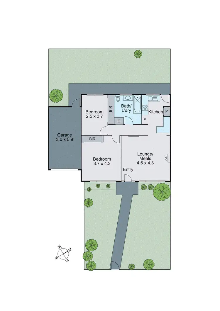 Floorplan of Homely unit listing, 6/25 Shaw Street, Ashwood VIC 3147