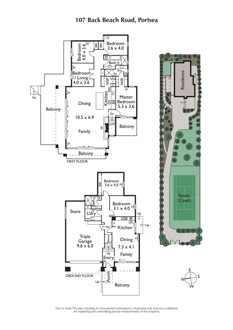 Floorplan of Homely house listing, 107 Back Beach Road, Portsea VIC 3944