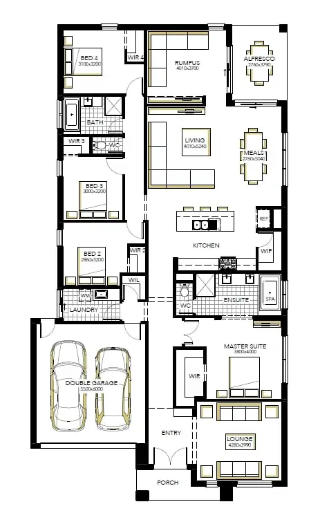 Floorplan of Homely house listing, 29 Resolution Circuit, Doreen VIC 3754