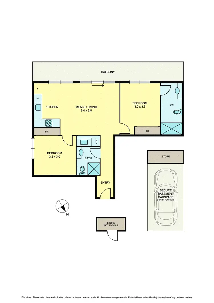 Floorplan of Homely apartment listing, 101/525 Whitehorse Road, Surrey Hills VIC 3127