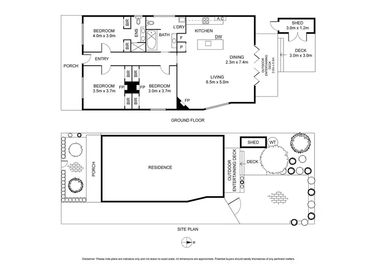 Floorplan of Homely house listing, 34 Hope Street, Geelong West VIC 3218