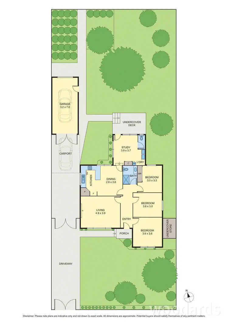 Floorplan of Homely house listing, 13 Nirvana Crescent, Bulleen VIC 3105