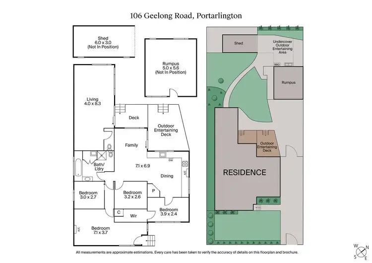 Floorplan of Homely house listing, 106 Geelong Road, Portarlington VIC 3223