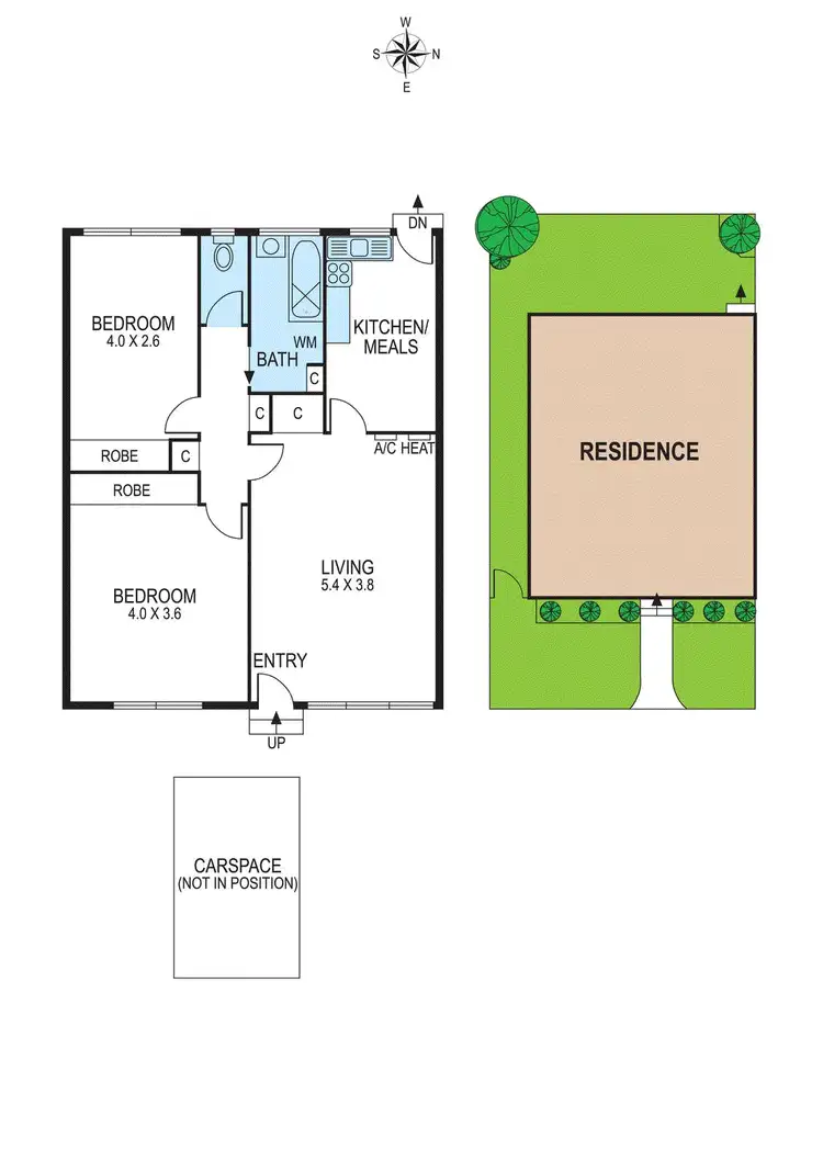 Floorplan of Homely unit listing, 4/27 Brampton Street, Cheltenham VIC 3192