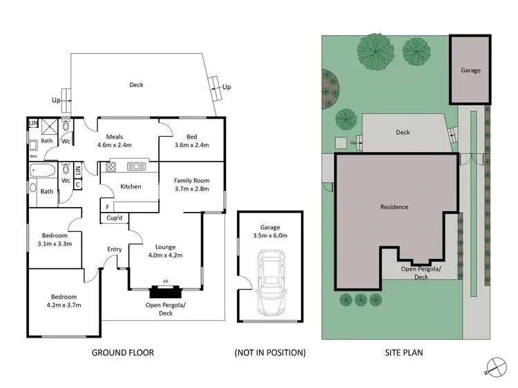Floorplan of Homely house listing, 1 Arkins Street, Point Lonsdale VIC 3225