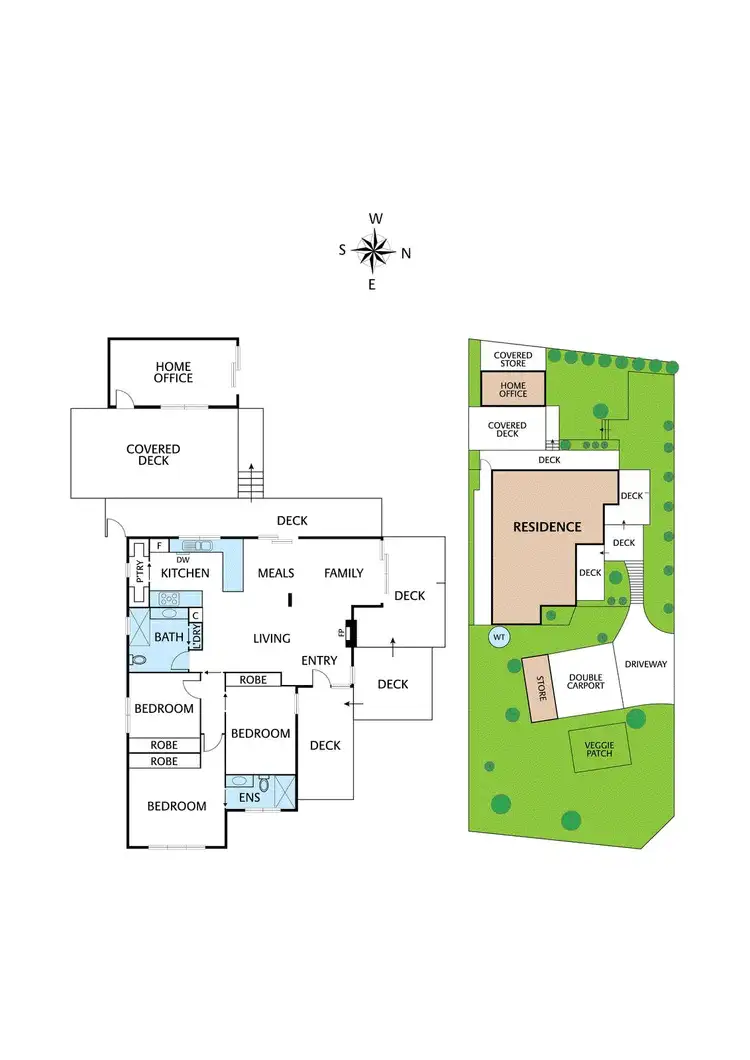 Floorplan of Homely house listing, 10 Russell Road, Warrandyte VIC 3113