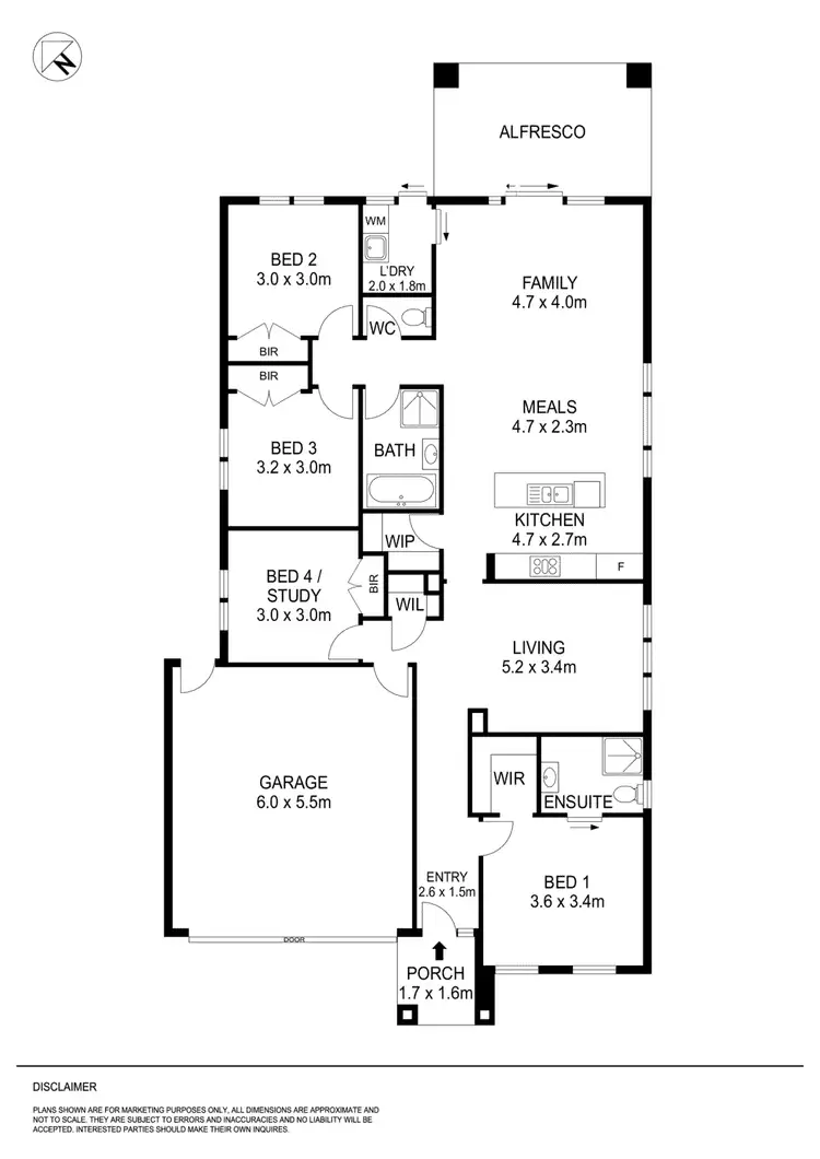Floorplan of Homely house listing, 3 Neway Avenue, Delacombe VIC 3356