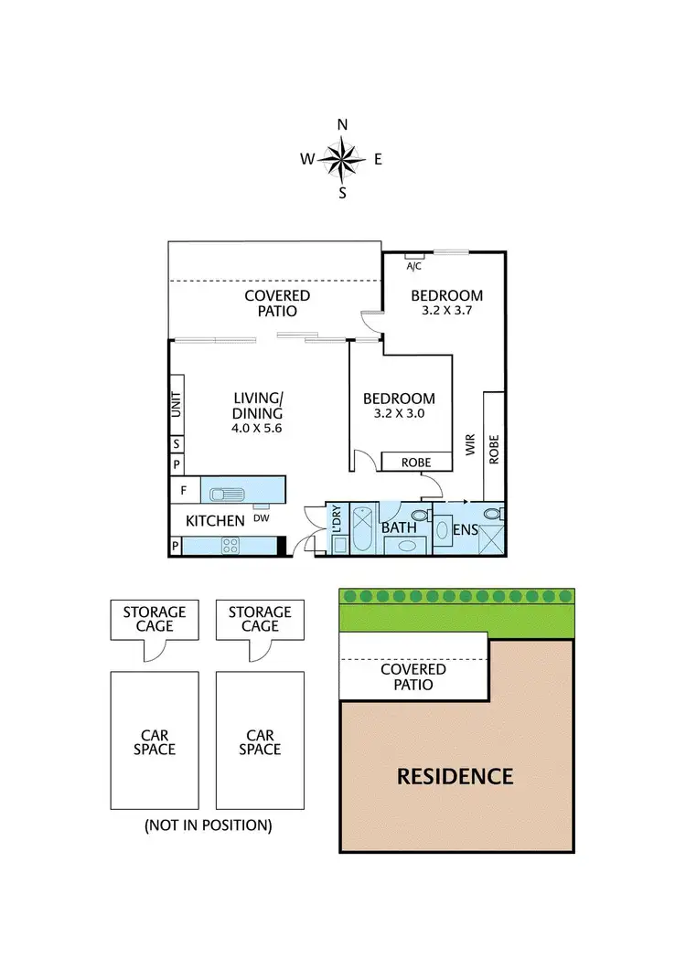 Floorplan of Homely apartment listing, G02/979 Heidelberg Road, Ivanhoe VIC 3079