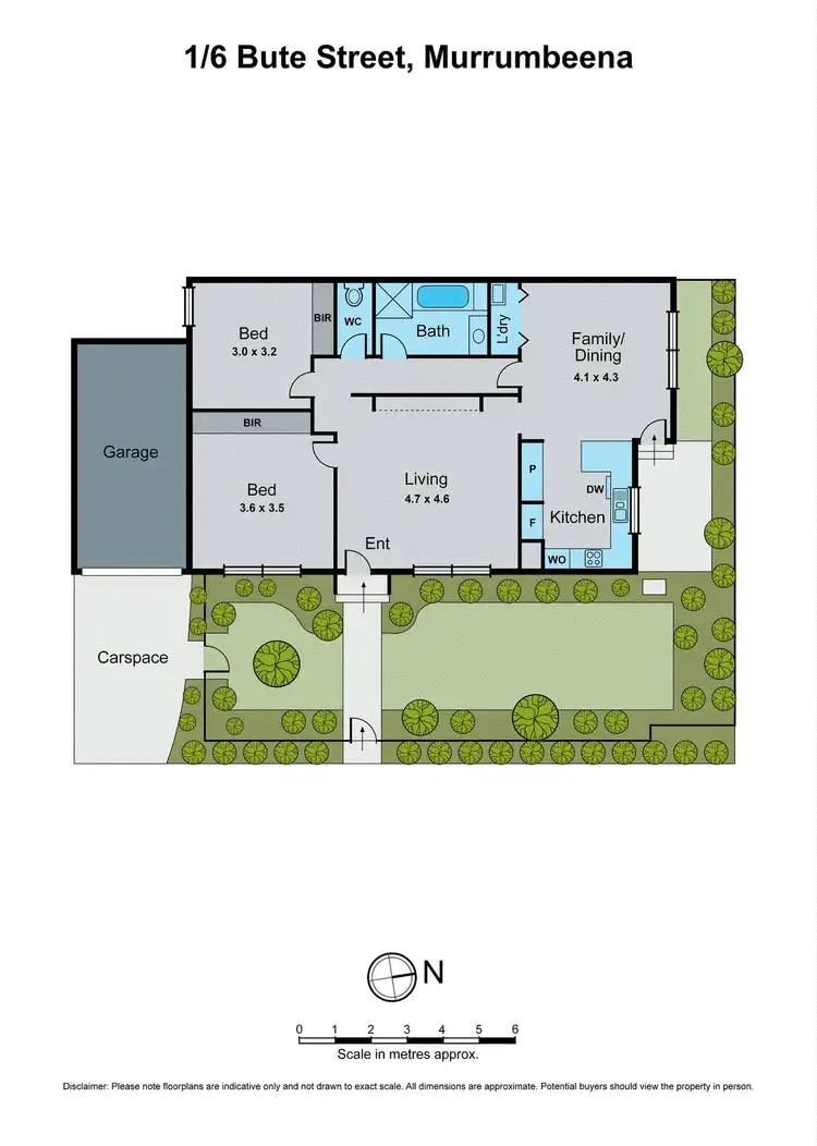 Floorplan of Homely house listing, 1/6 Bute Street, Murrumbeena VIC 3163