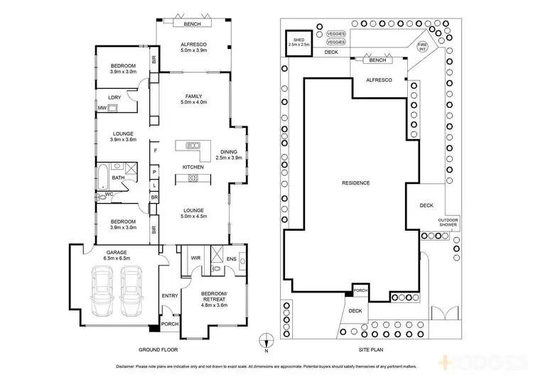 Floorplan of Homely house listing, 18 Markham Drive, Ocean Grove VIC 3226