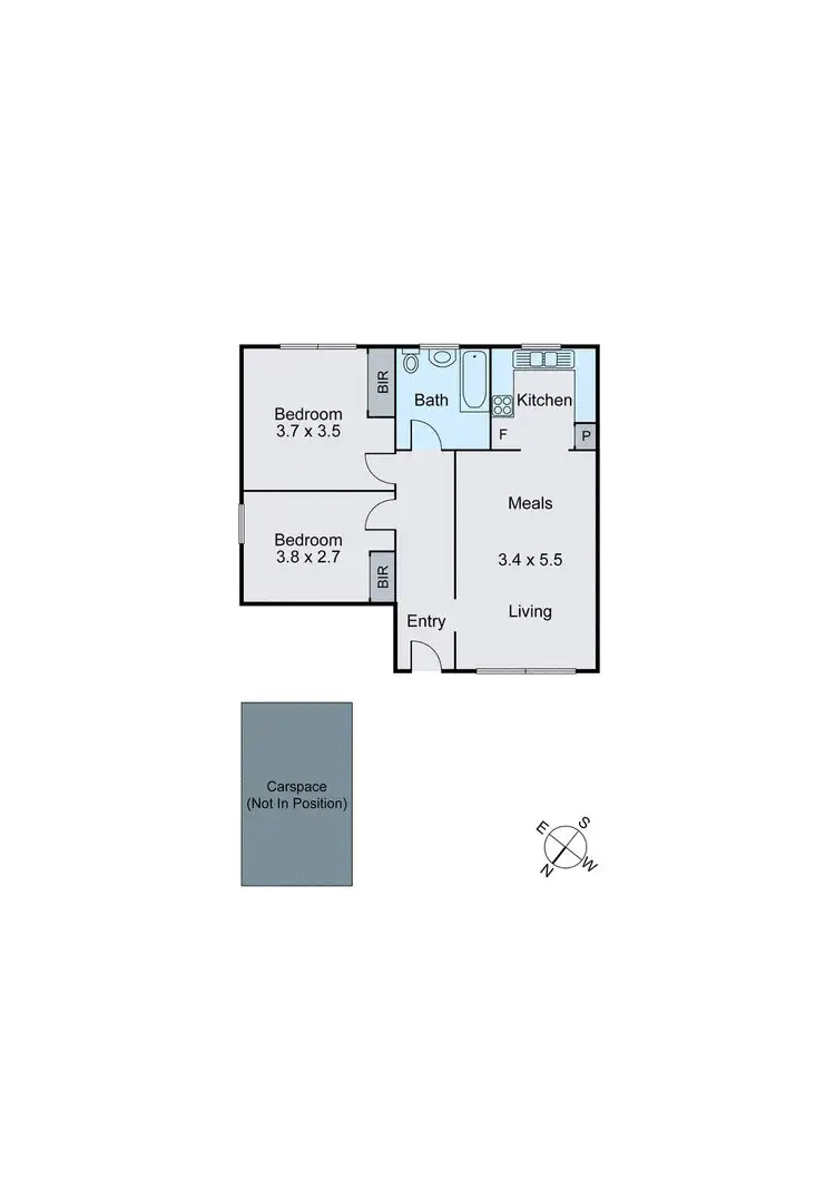 Floorplan of Homely apartment listing, 6/1403 Dandenong Road, Malvern East VIC 3145