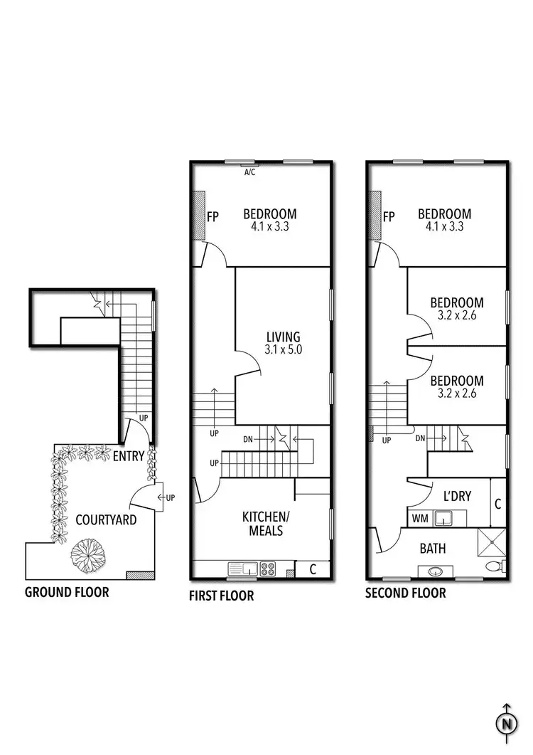 Floorplan of Homely house listing, 161A Elgin Street, Carlton VIC 3053