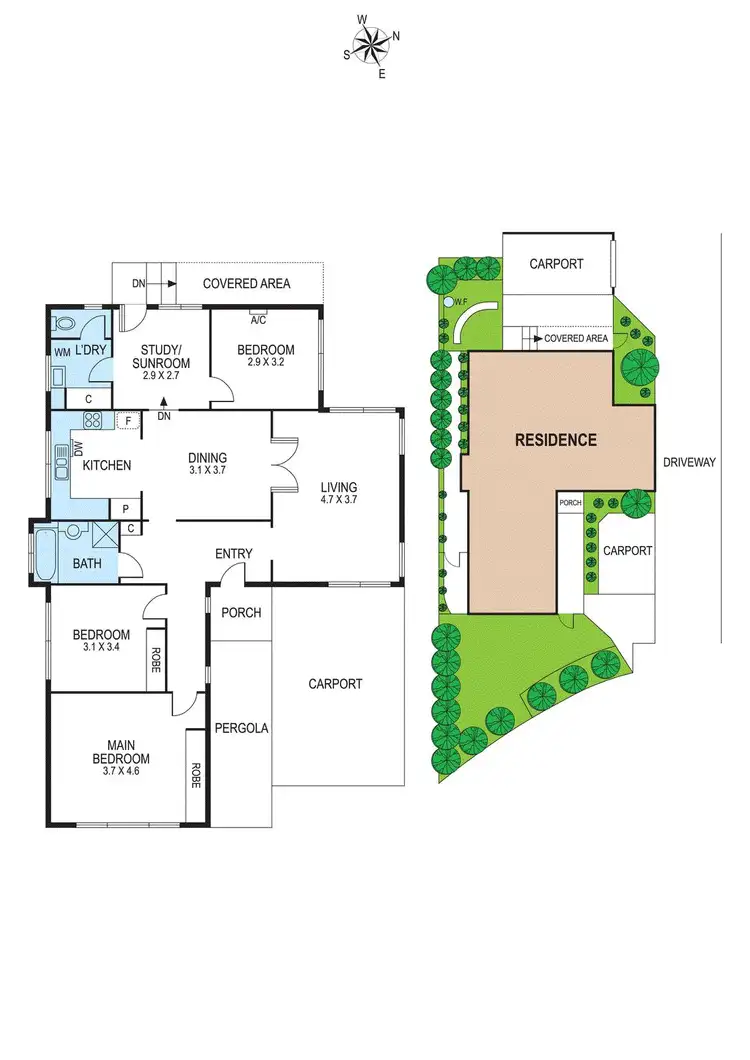Floorplan of Homely house listing, 29 Dromana Avenue, Bentleigh East VIC 3165