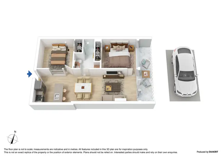 Floorplan of Homely apartment listing, 1902/241 City Road, Southbank VIC 3006