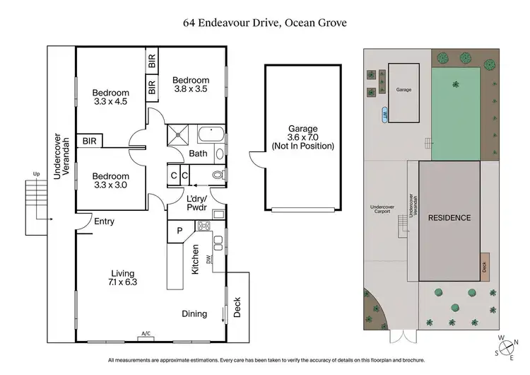 Floorplan of Homely house listing, 64 Endeavour Drive, Ocean Grove VIC 3226