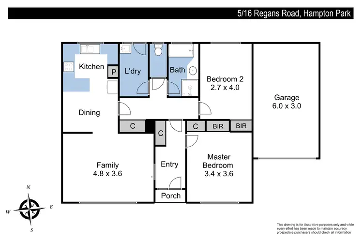 Floorplan of Homely unit listing, 5/16-18 Regans Road, Hampton Park VIC 3976