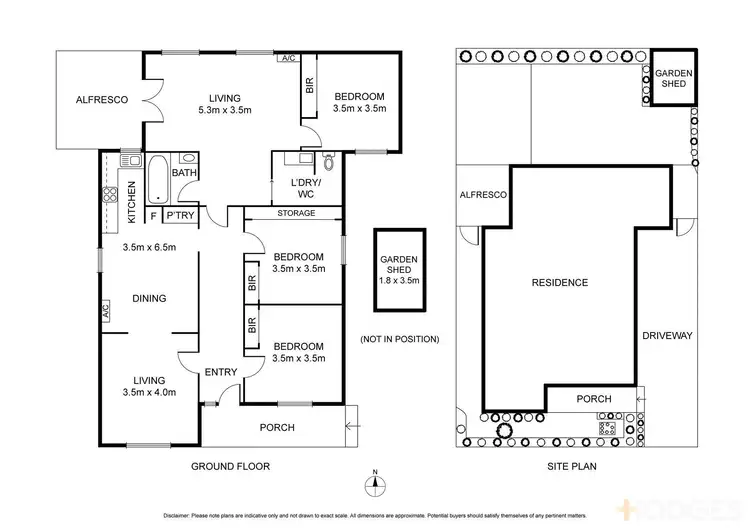 Floorplan of Homely house listing, 66 Collins Street, Geelong West VIC 3218
