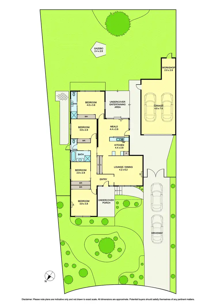 Floorplan of Homely house listing, 20 Tamala Avenue, Notting Hill VIC 3168