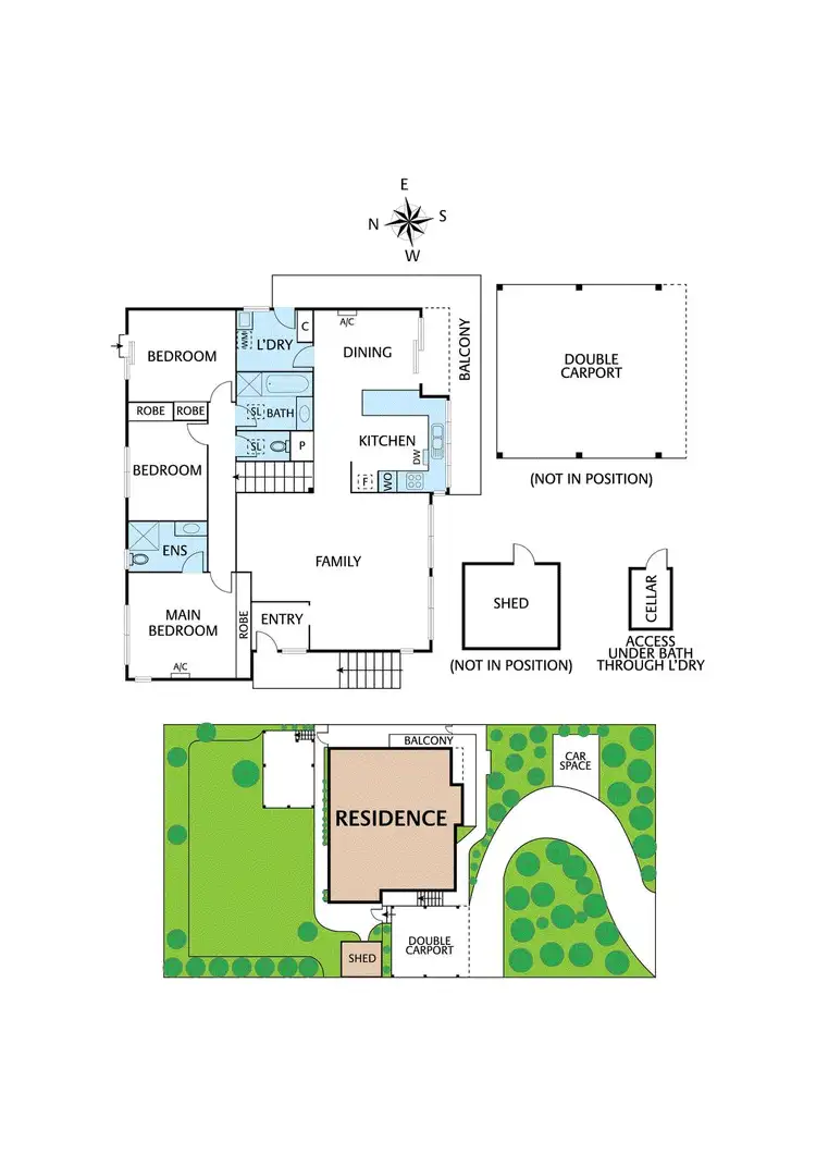 Floorplan of Homely house listing, 15 Mitchell Avenue, Warrandyte VIC 3113