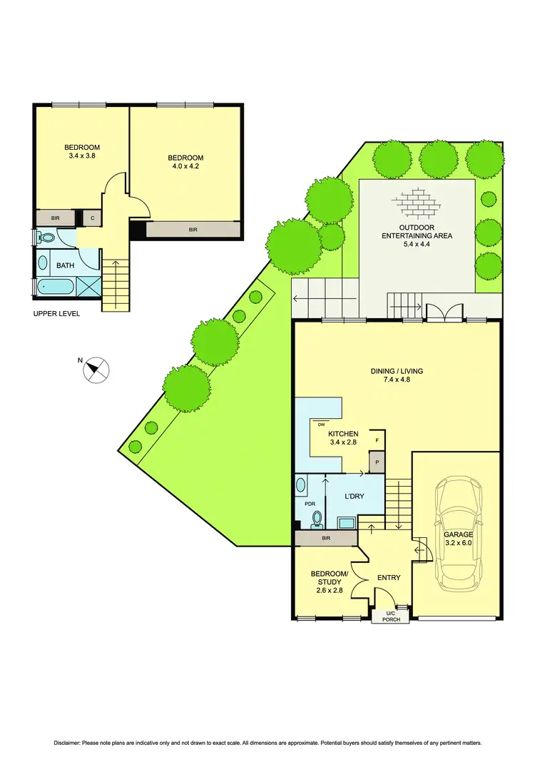 Floorplan of Homely townhouse listing, 20/19-27 Moore Road, Vermont VIC 3133