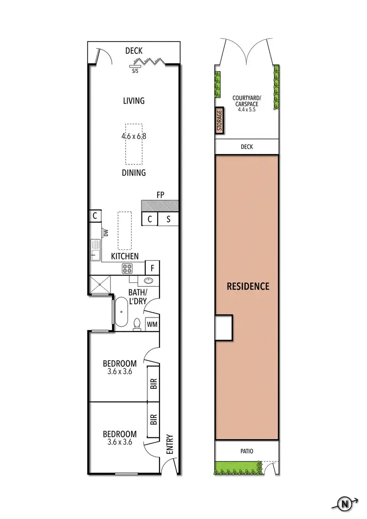 Floorplan of Homely house listing, 141 Station Street, Carlton VIC 3053